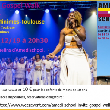 Amedi School invite Gospel Walk